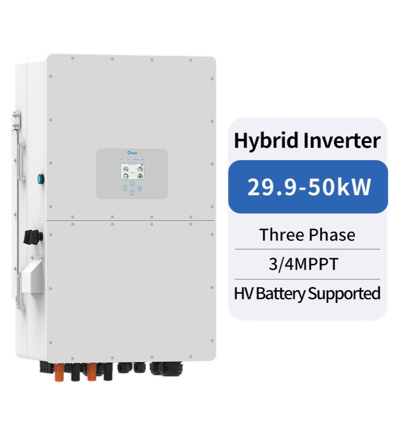 Deye 40kW Three Phase High Voltage OnGrid Hybrid Solar Inverter